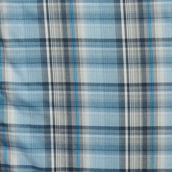 Kuhl Shirt Mens Large Blue Tartan Plaid Eluxur Outdoor Hike Preppy Flap Pockets - Picture 4 of 11
